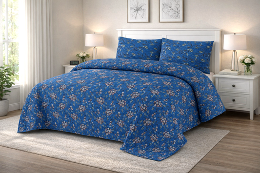 CANDELABRA PRINTED BEDSPREAD 3PCS