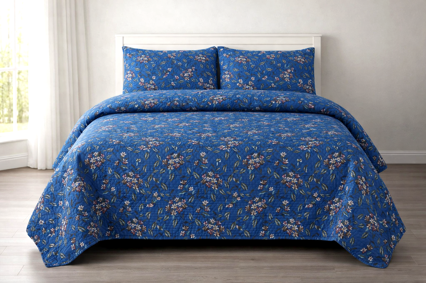 CANDELABRA PRINTED BEDSPREAD 3PCS