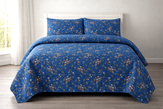 CANDELABRA PRINTED BEDSPREAD 3PCS